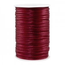 Satin wire 2.5mm Aubergine purple